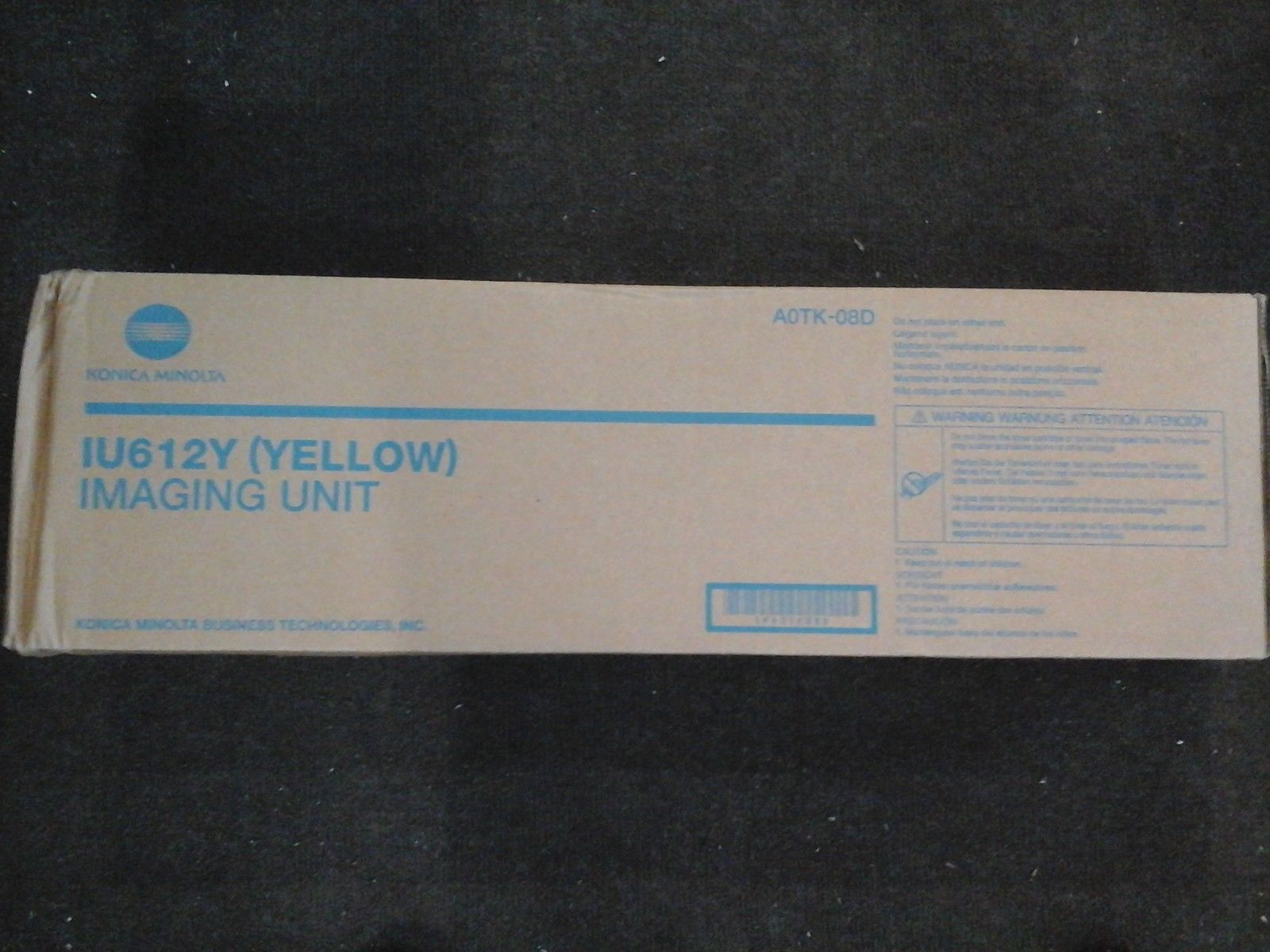 Genuine Konica Minolta Imaging Unit IU612Y A0TK-08D Yellow  A- - Picture 1 of 1