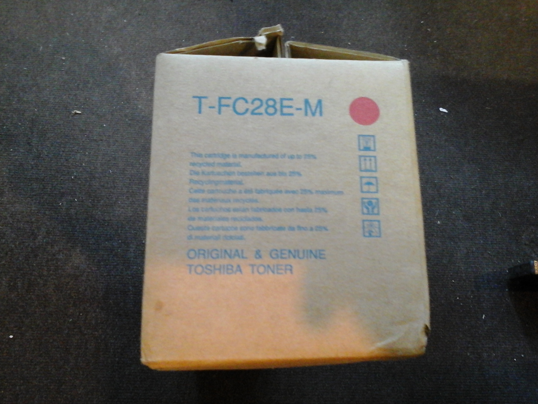 Genuine Toshiba Toner Cartridge Magenta T-FC28E-M Open VAT Included - Picture 1 of 1